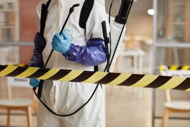 Professional Biohazard Cleanup technician working in Essex, IL